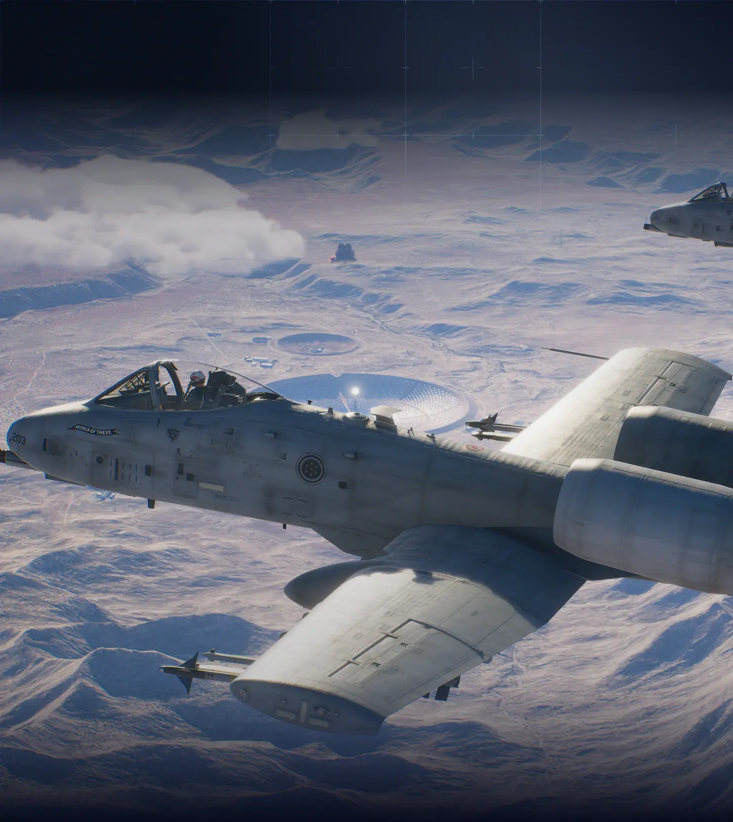 A-10C in the official ACE COMBAT 8 aircraft promotion