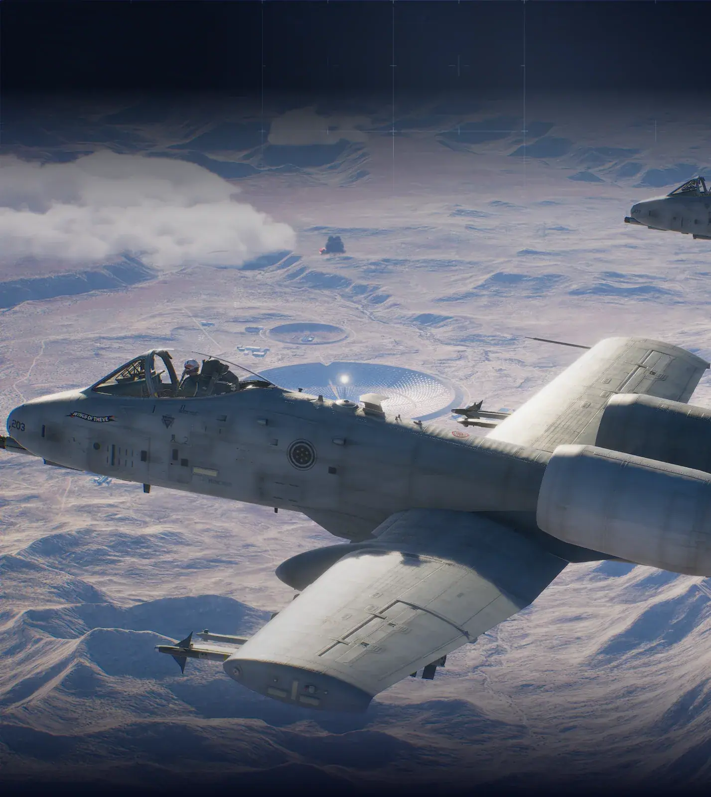 A-10C Thunderbolt II aircraft profile from ACE COMBAT 8