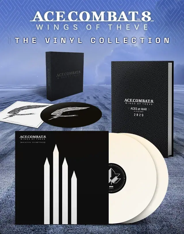ACE COMBAT 8 The Vinyl Collection package with records and included materials
