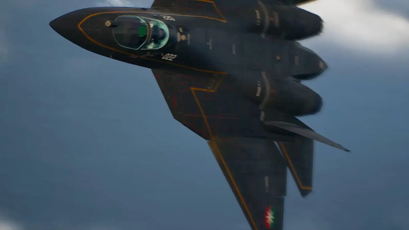 Shadow 22's marked Su-57 in flight