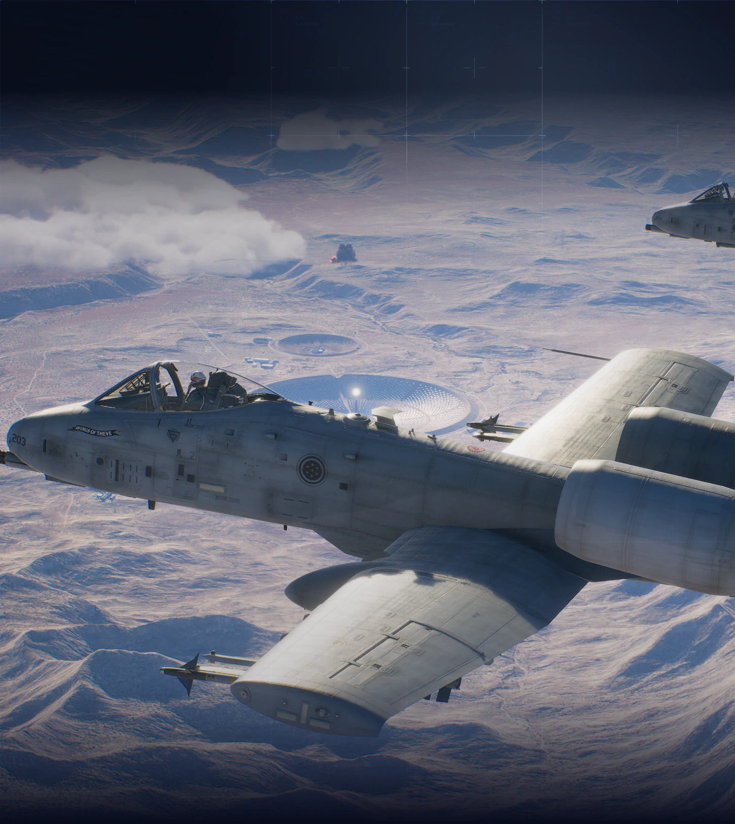 ACE COMBAT 8 官方 F-22 機體宣傳圖