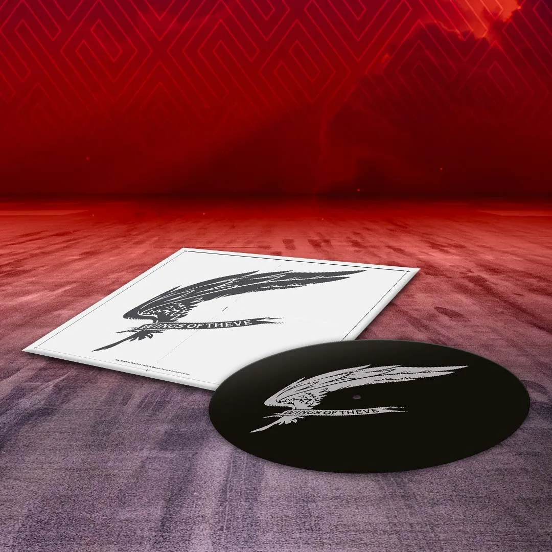 ACE COMBAT 8 printed turntable slipmat and its sleeve