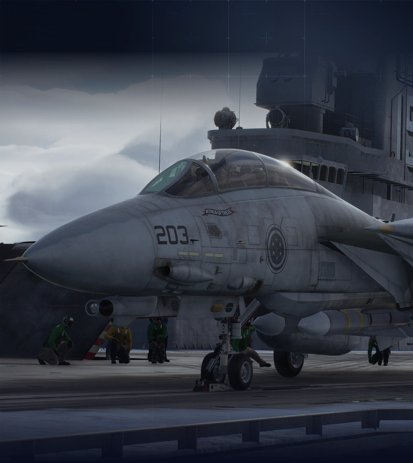 F-14D in the official ACE COMBAT 8 aircraft promotion