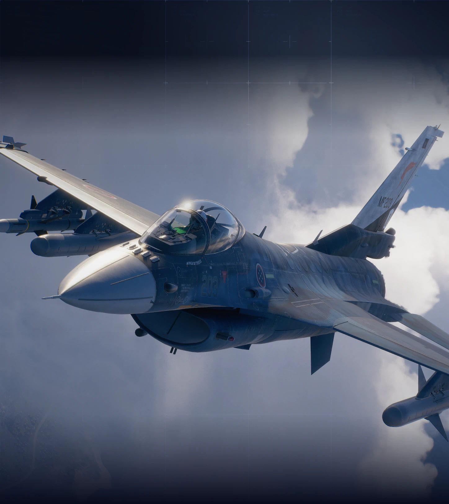 ACE COMBAT 8 官方 F-15 機體宣傳圖