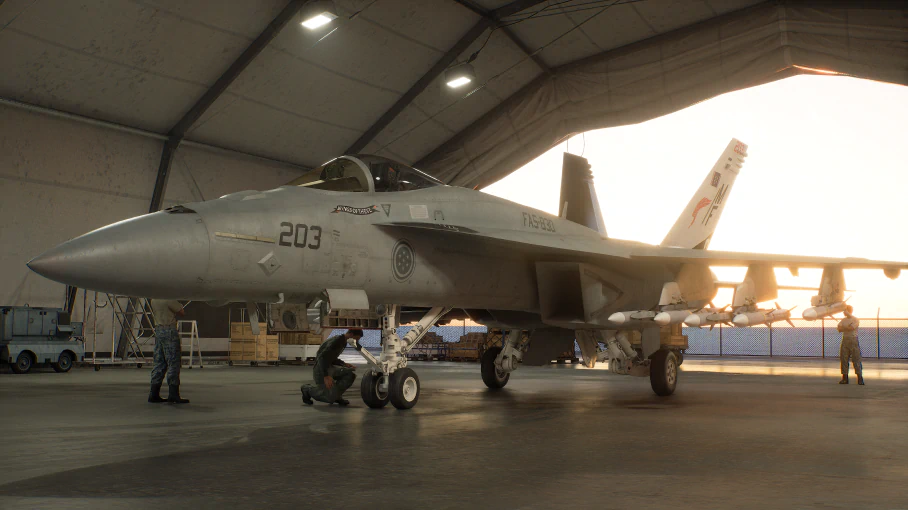 ACE COMBAT 8 官方機庫宣傳圖