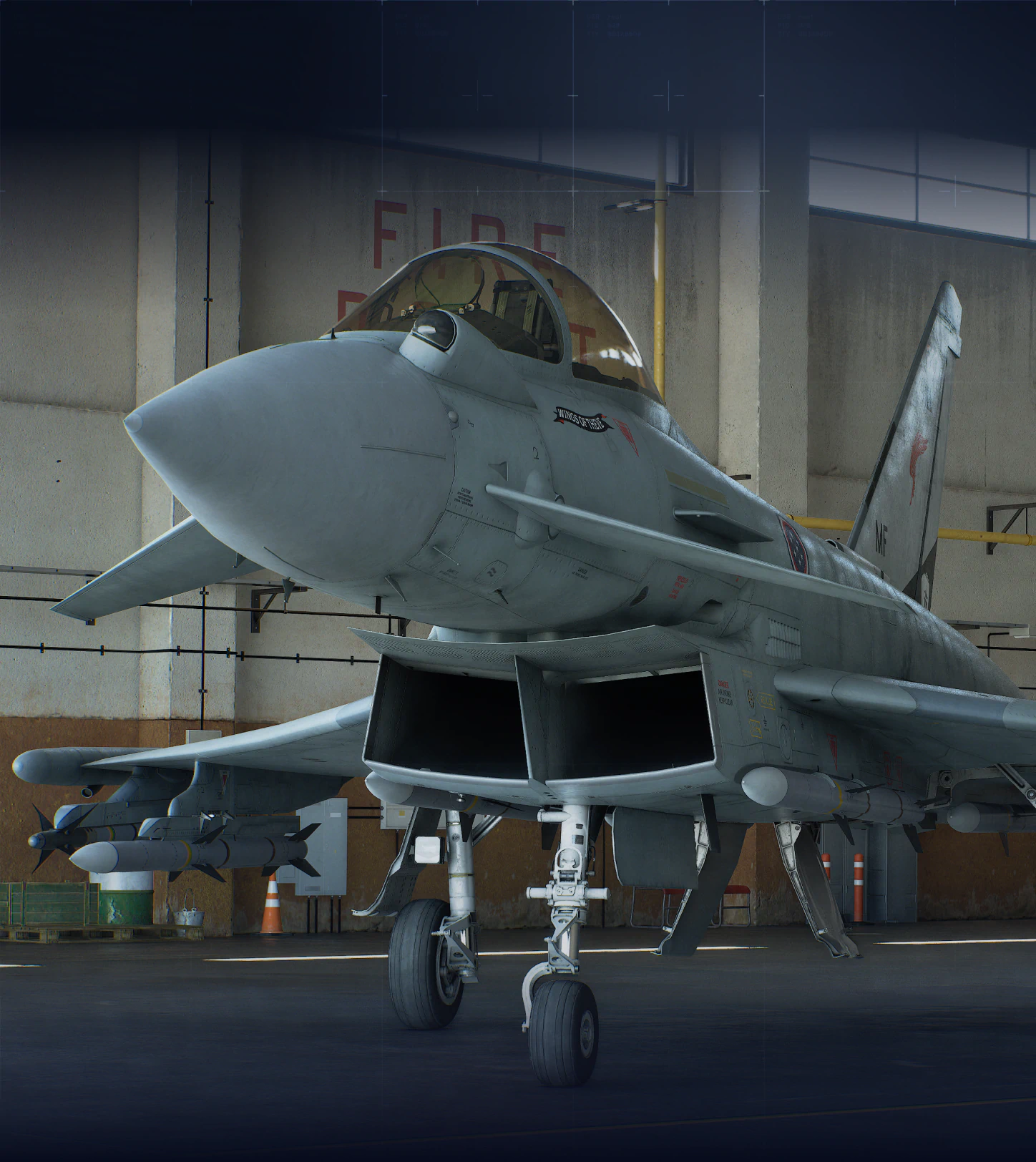 ACE COMBAT 8 官方 Typhoon 機體宣傳圖